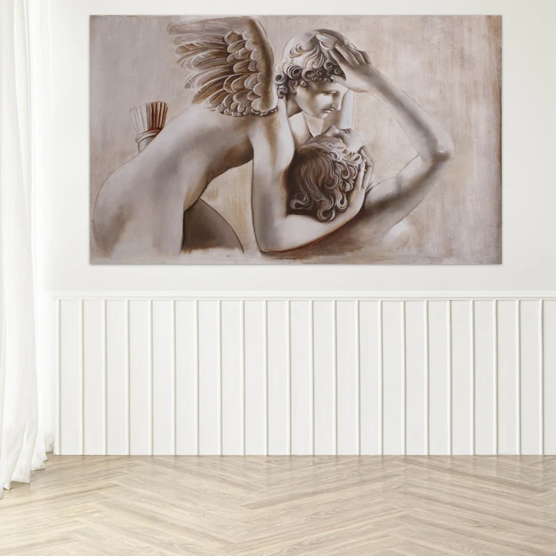 Peinture Fresque : L’amour de Cupidon et Psyché