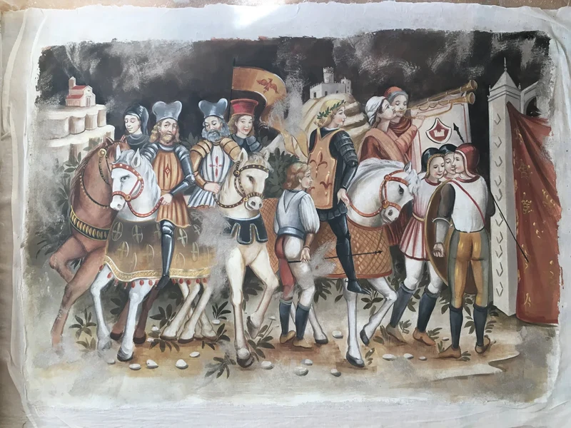 Peinture Fresque Renaissance : Profiter de la victoire