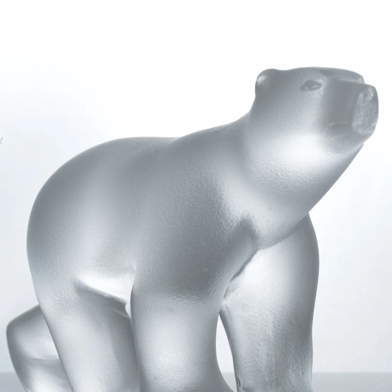 Petite Statue d'Ours Polaire (Ours Blanc de François Pompon)