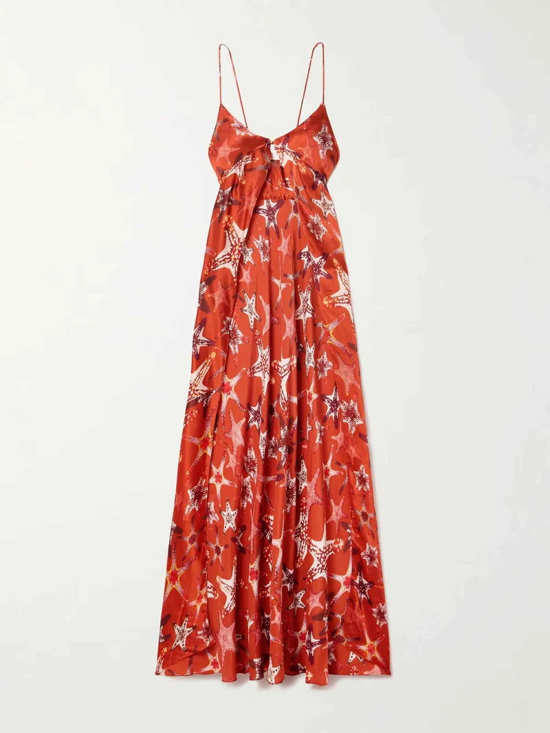 Exquisite Colorful Starfish Print Pants Two-piece Set