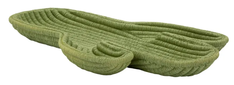 Plateau décoratif en résine verte – Cactus Modern Design
