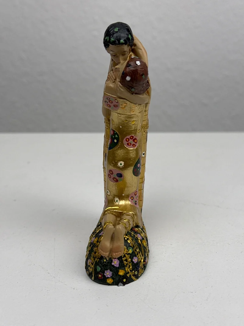 Sculpture de l’Amour – Le Baiser de Klimt (Petite Statue d’Amoureux)
