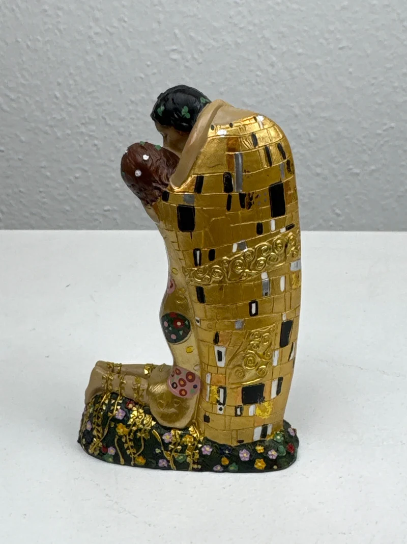 Sculpture de l’Amour – Le Baiser de Klimt (Petite Statue d’Amoureux)