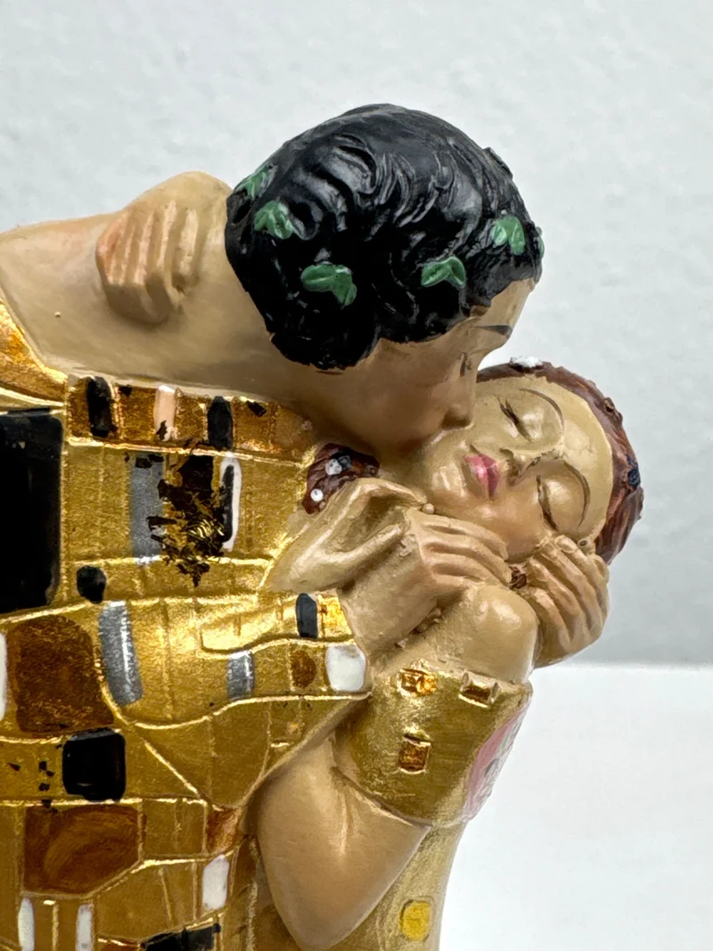 Sculpture de l’Amour – Le Baiser de Klimt (Petite Statue d’Amoureux)