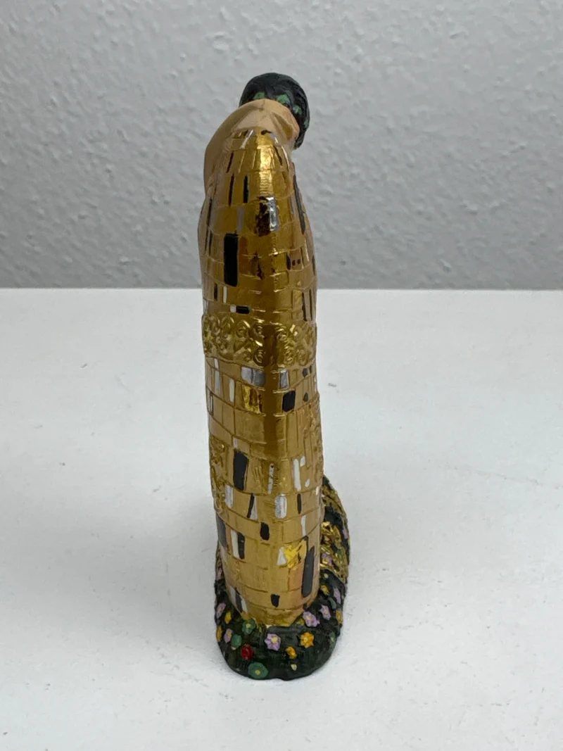 Sculpture de l’Amour – Le Baiser de Klimt (Petite Statue d’Amoureux)