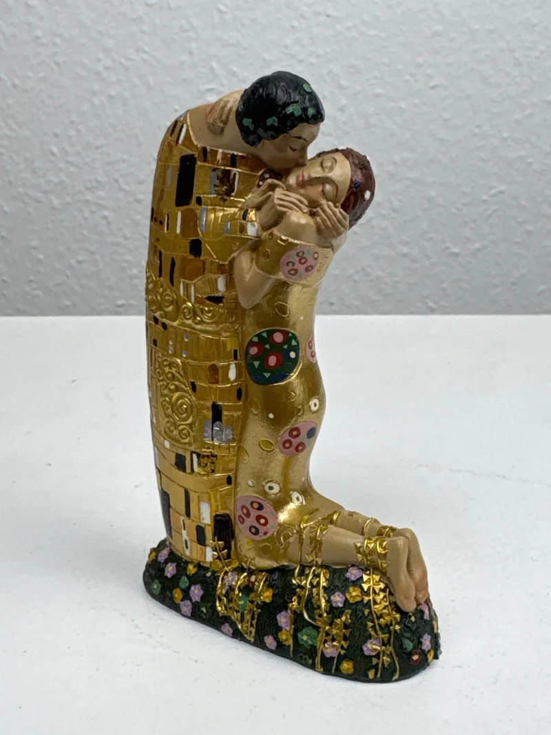 Sculpture de l’Amour – Le Baiser de Klimt (Petite Statue d’Amoureux)