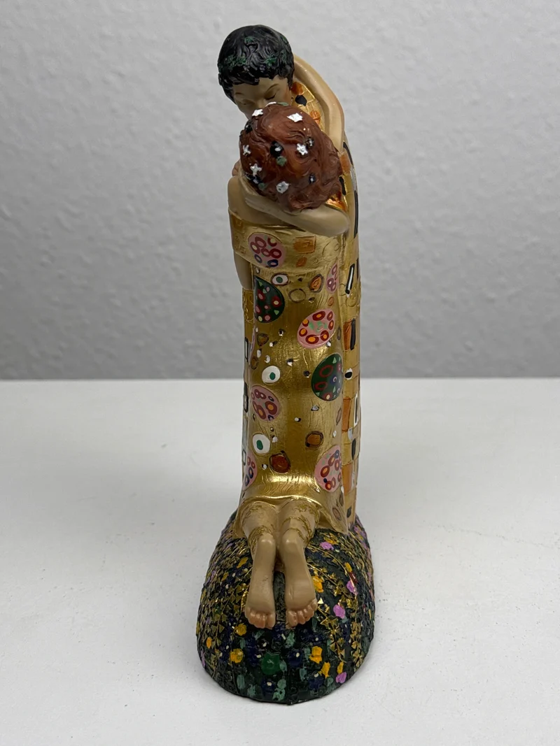 Sculpture de l’Amour – Le Baiser de Klimt (Statue d’Amoureux)