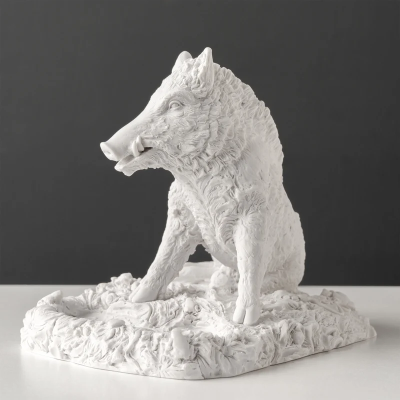 Sculpture du Porcellino florentin — D’après le sanglier des Offices (Vide-poches)