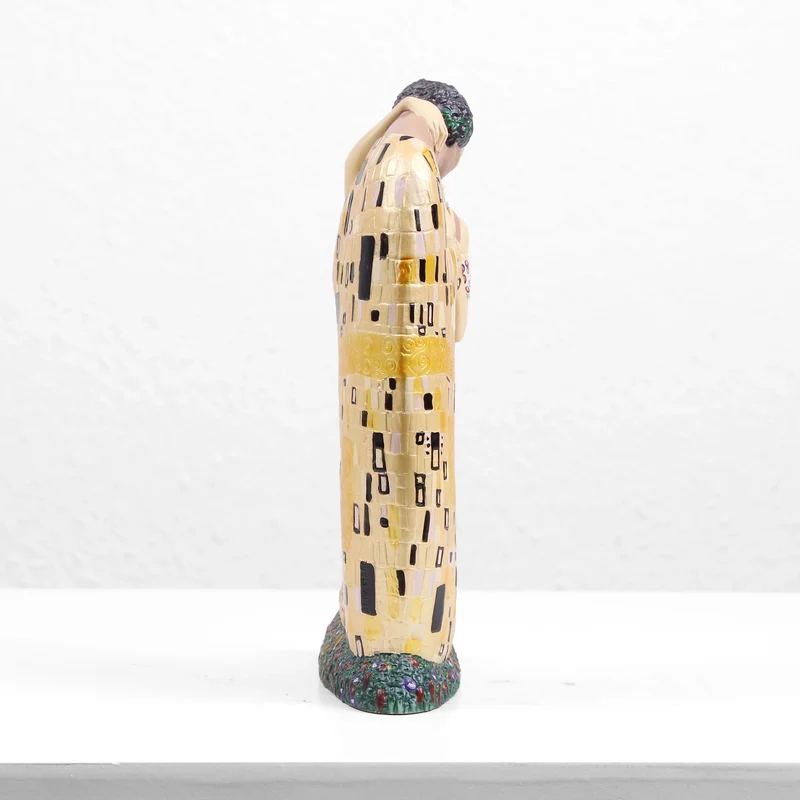 Sculpture Le Baiser de Klimt (Statue des amoureux)