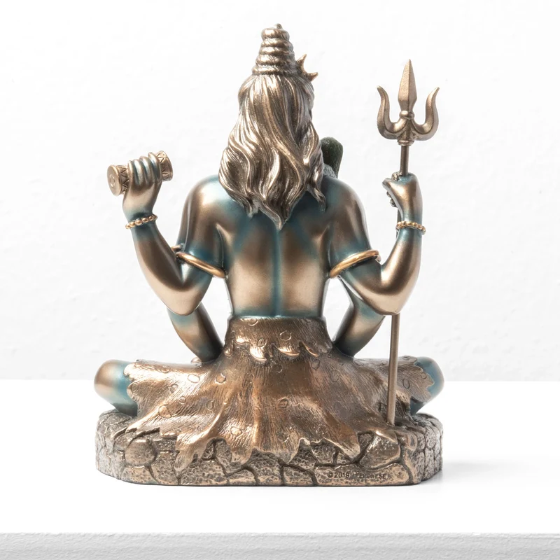 Shiva – Statue du Dieu Indien (Sculpture en bronze à froid)