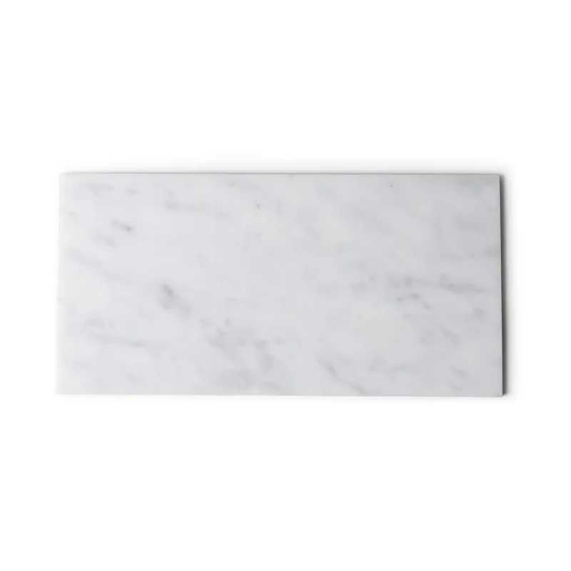 Plateau en Marbre Blanc (Grand)