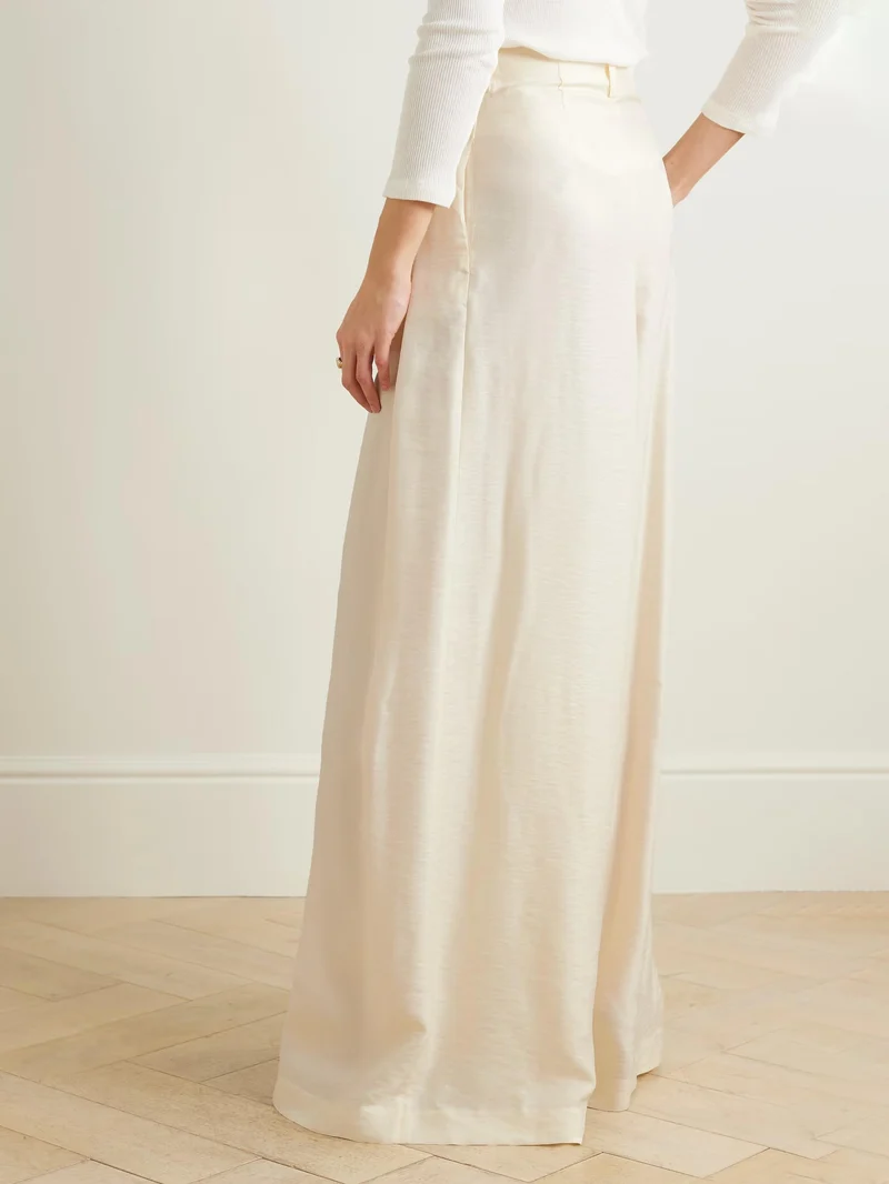 Elegant High-Waisted Wide-Leg Pants