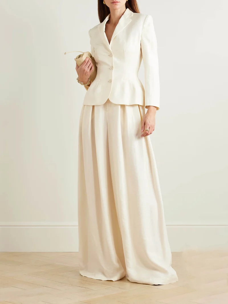 Elegant High-Waisted Wide-Leg Pants