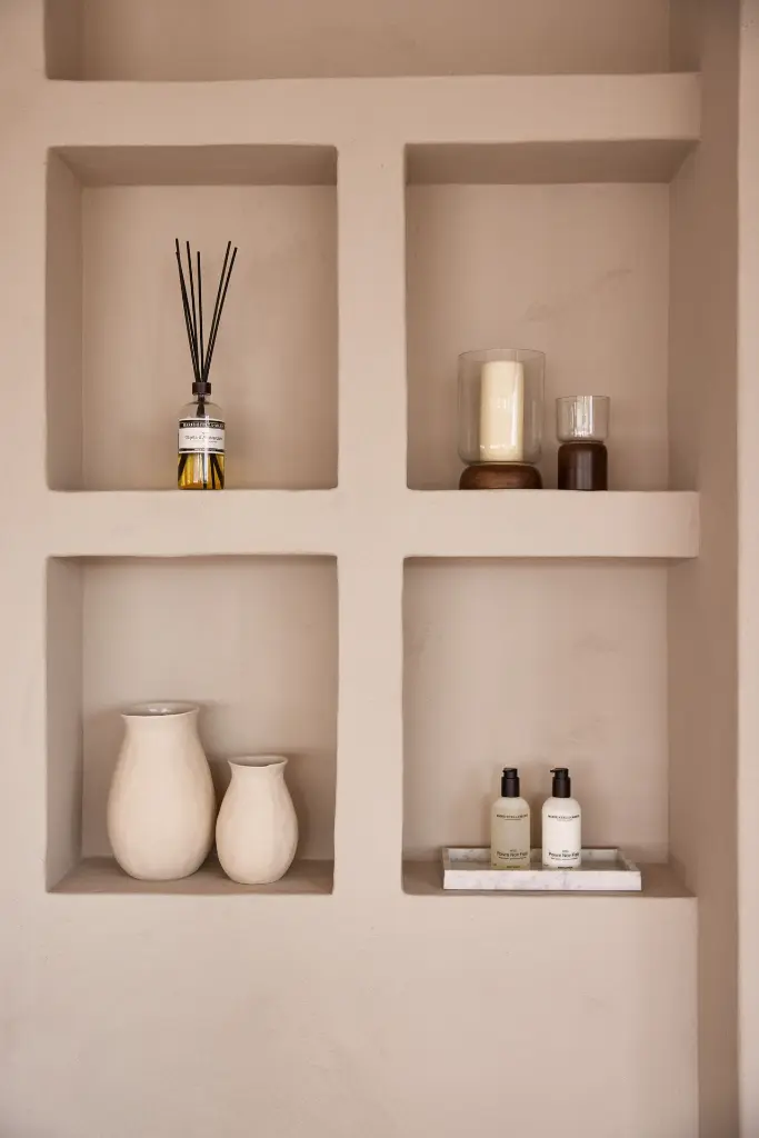 Plateau Rectangulaire en Marbre avec Bords (Blanc)