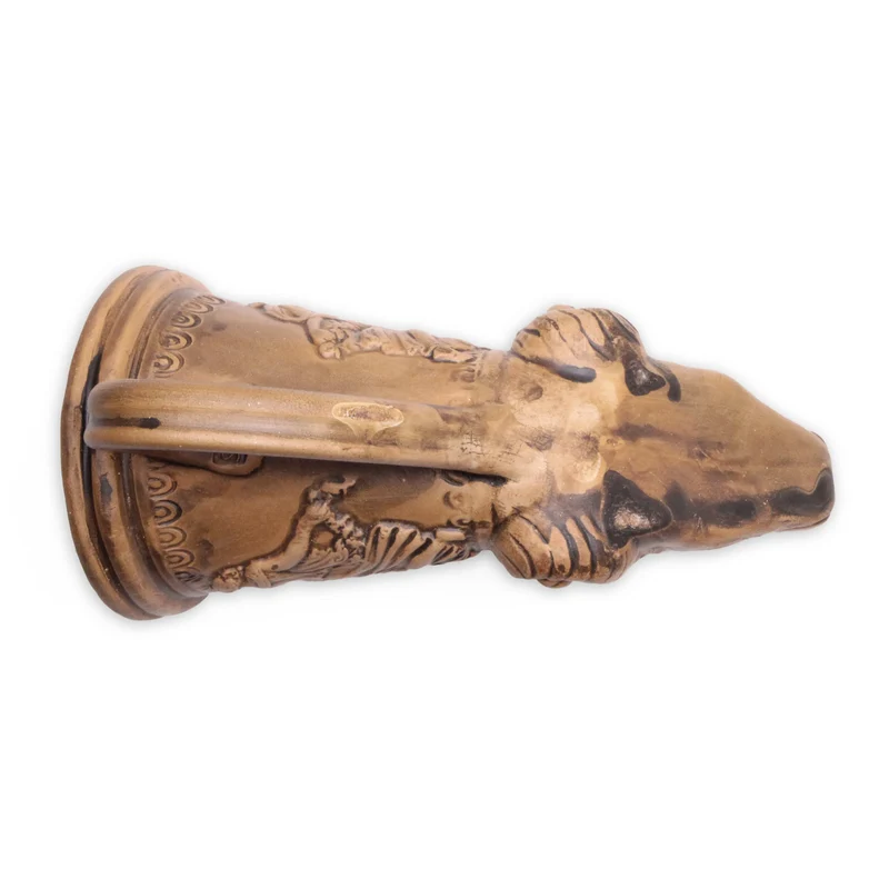 Rhyton avec relief de bélier - céramique romaine