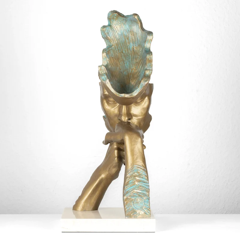 Sculpture Amants « Caress » par Anglada sur Base en Marbre