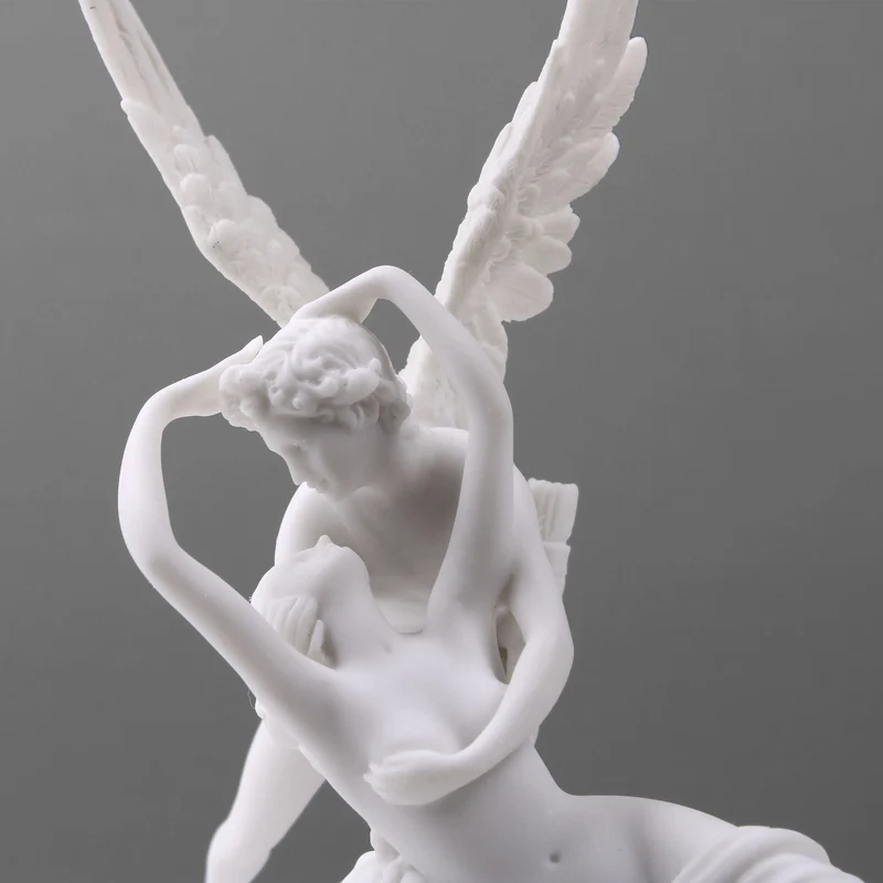 Sculpture Amour et Psyché (Statue blanche)