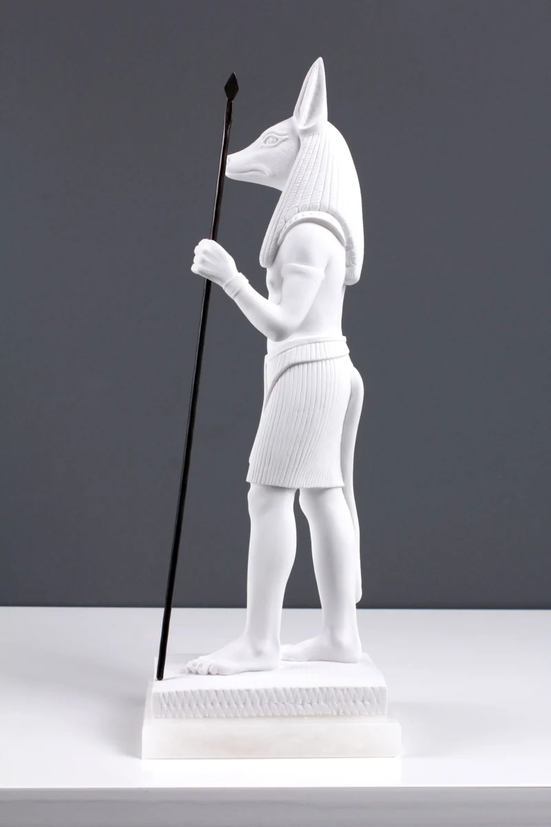 Sculpture Anubis - sculpture en marbre
