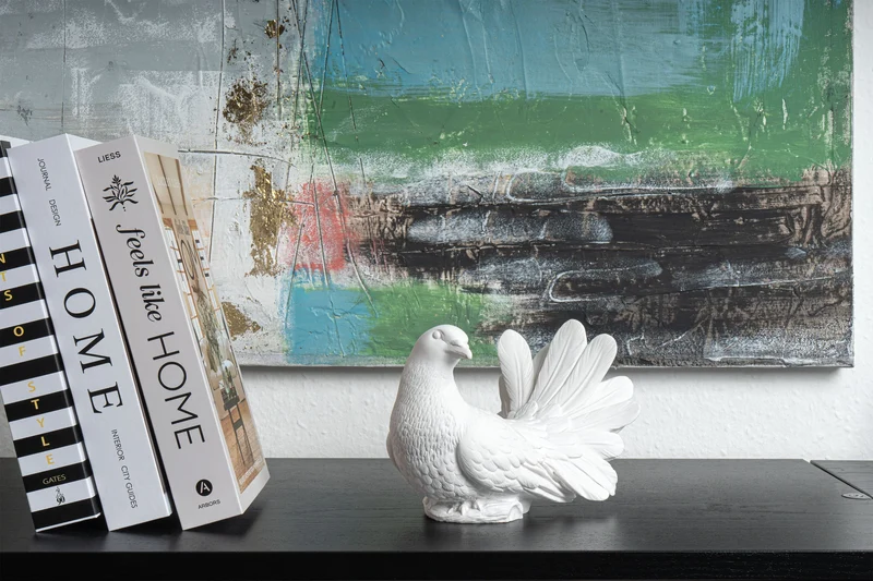 Sculpture Colombe Blanche — Symbole de Paix
