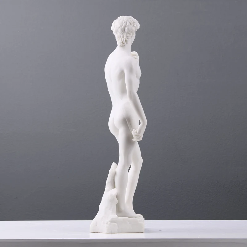 Sculpture David par Michel-Ange (Statue blanche)