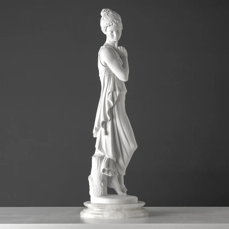 Sculpture de Danseuse au doigt sur le menton (d’après Antonio Canova)