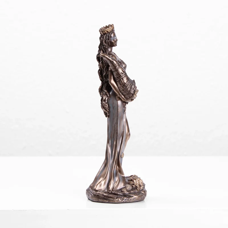 Sculpture de Fortuna (Statue en bronze moulé à froid)
