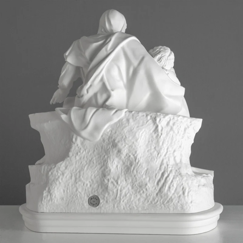 Sculpture de la Pietà de Michel-Ange – Statue Blanche (Musées du Vatican)