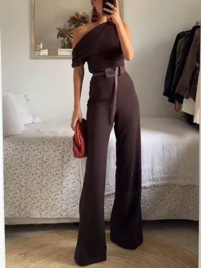 Off-shoulder Jumpsuit