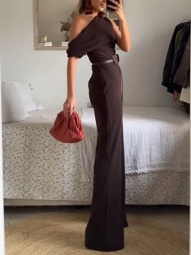 Off-shoulder Jumpsuit
