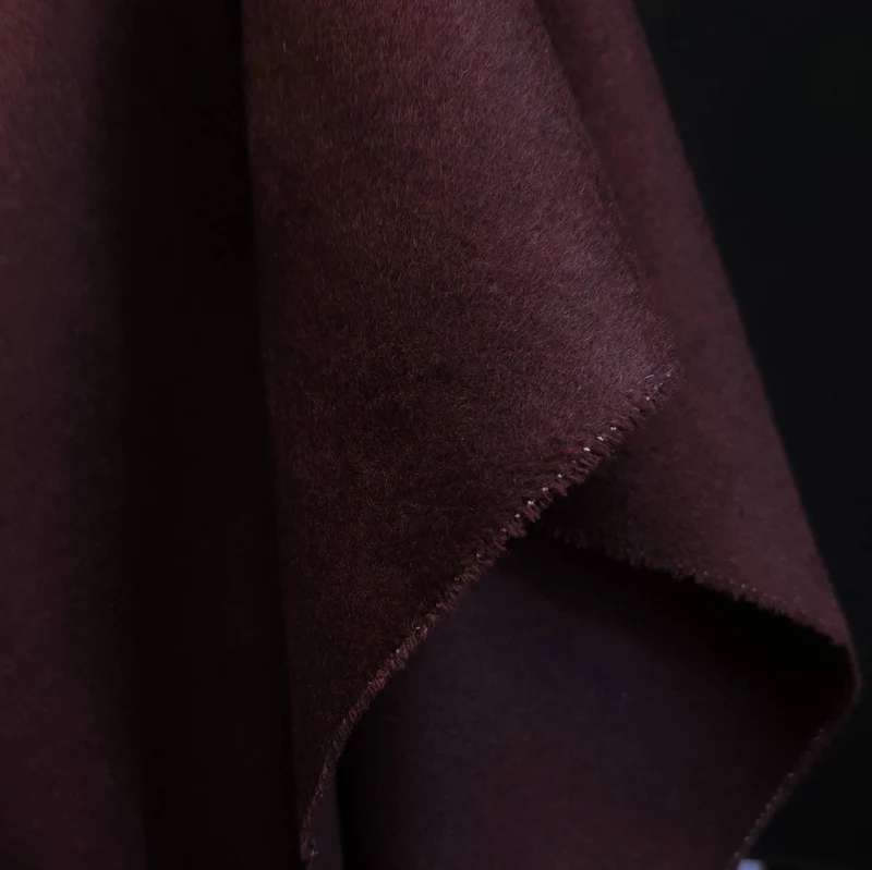 Tissu à manteau en mélange de laine Memphis