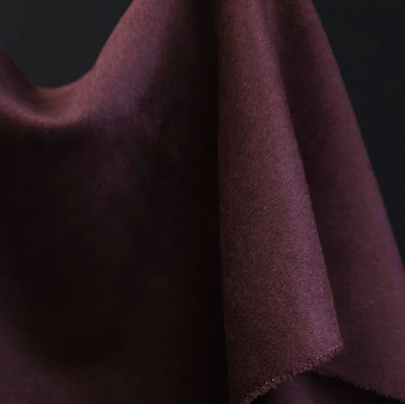 Tissu à manteau en mélange de laine Memphis