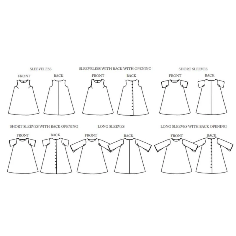 PATRON DE COUTURE PDF | Robe & haut Trapeze | Merchant & Mills | UK 20–28
