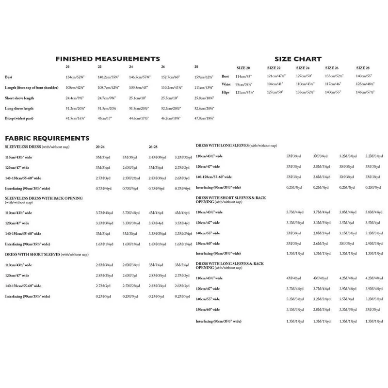 PATRON DE COUTURE PDF | Robe & haut Trapeze | Merchant & Mills | UK 20–28