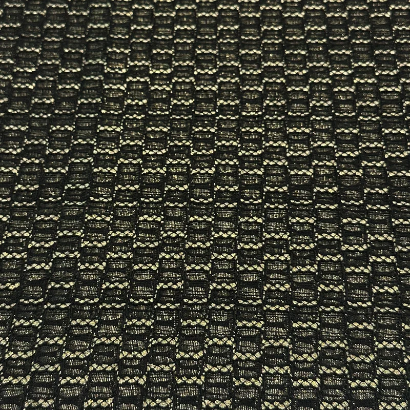 Tissu Maille Dentelle Guipure, Viscose - Tissé Métallisé, Sarelia