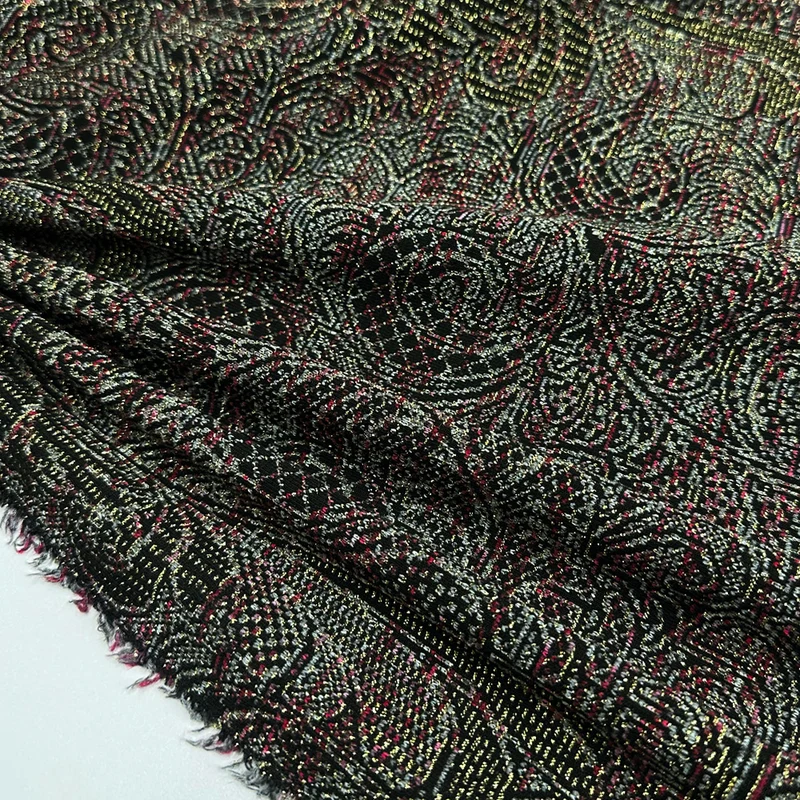 Tissu Maille, Viscose - Tissé Métallisé, Spello