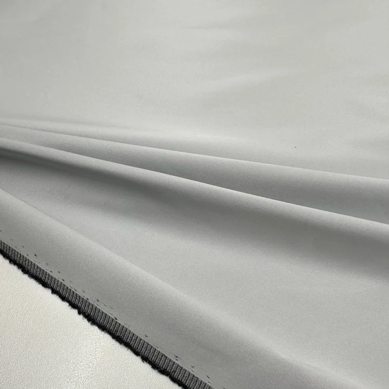 Tissu Satin Duchesse Stretch - Platina