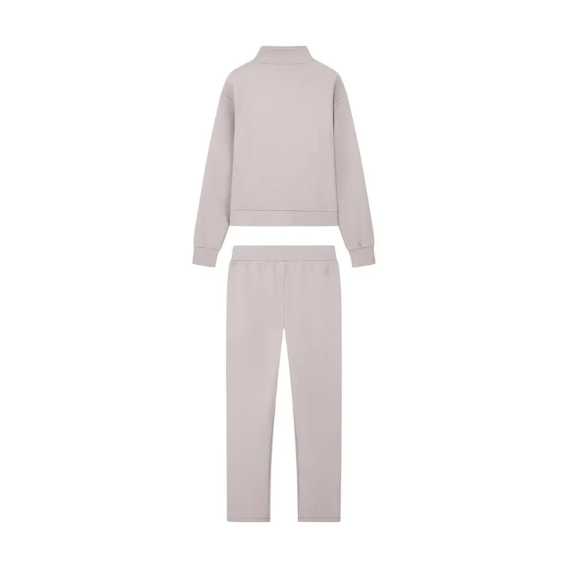 Combinaison EA7 pour femme, beige, en mélange de coton, automne-hiver