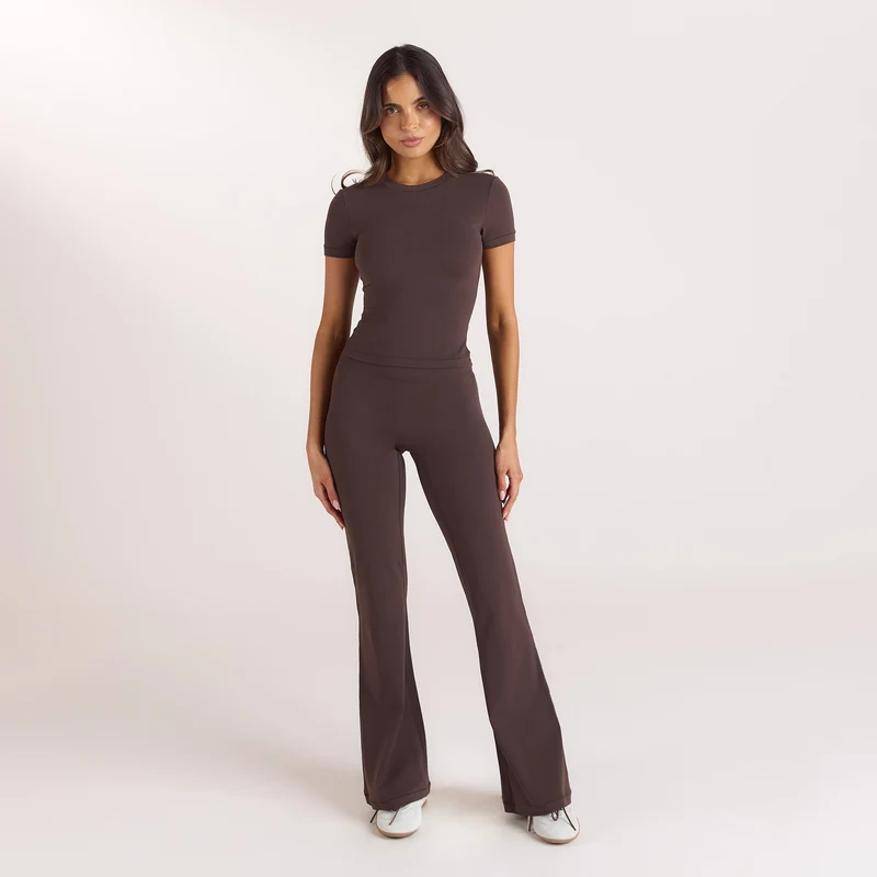 Legging Évasé ContourSoft™ - Chocolat Noir