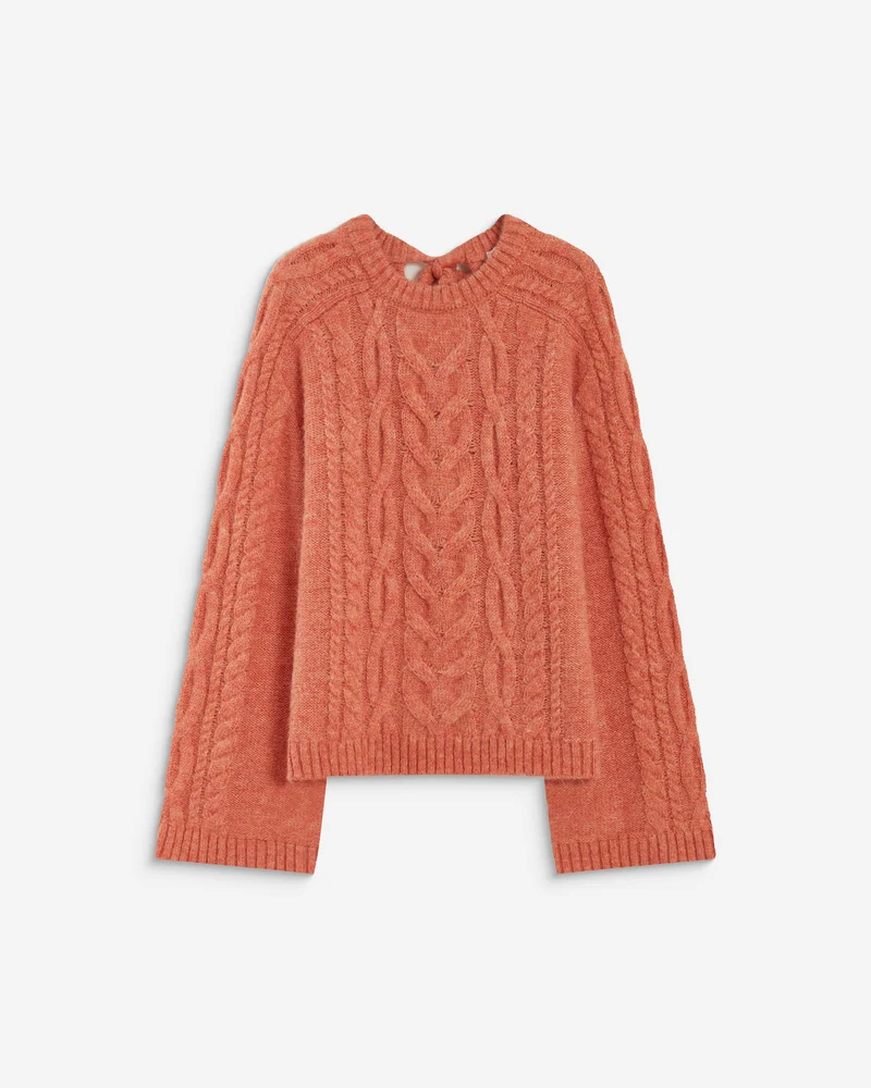 Pull torsadé à nouer au dos peche Arcelin