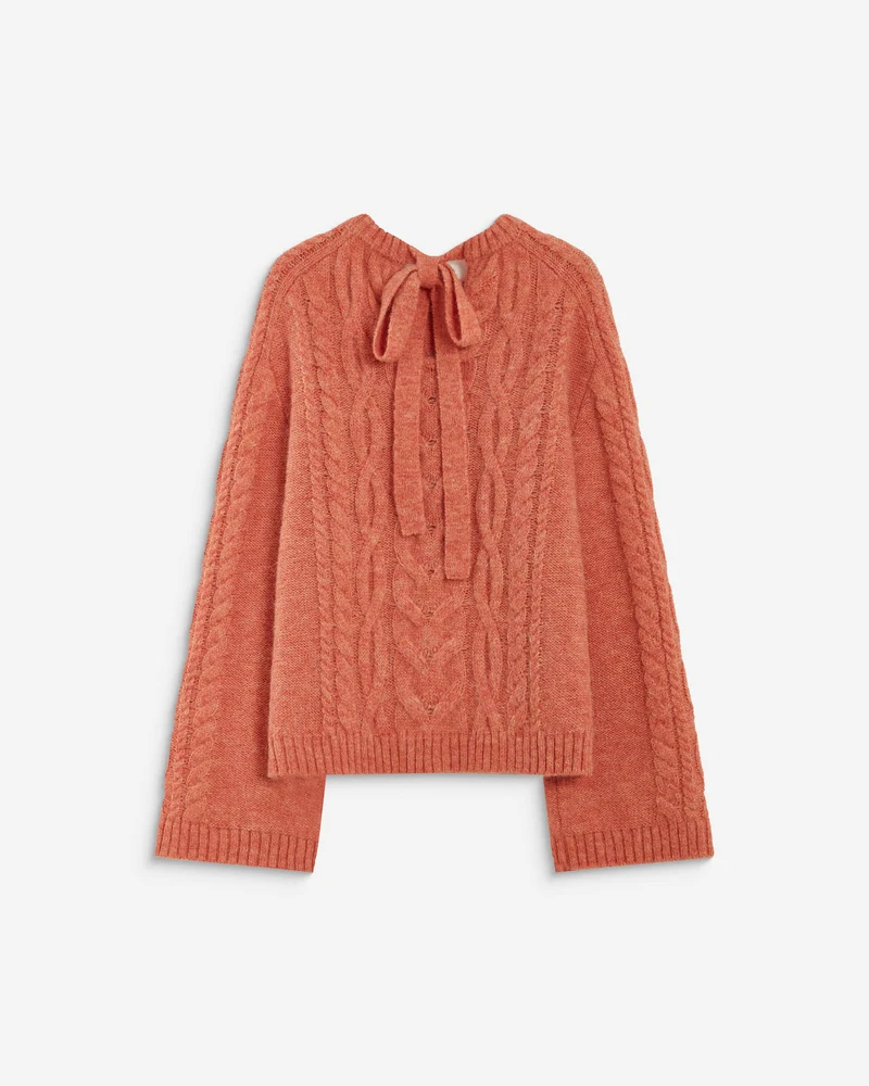 Pull torsadé à nouer au dos peche Arcelin