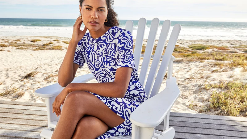 Robe Rivage Fusion Bleu