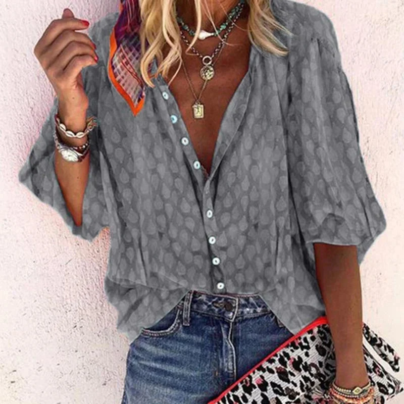Blouse d’Été Femme Billie – Chemise Légère & Respirante avec Coupe Élégante pour Jours Chauds