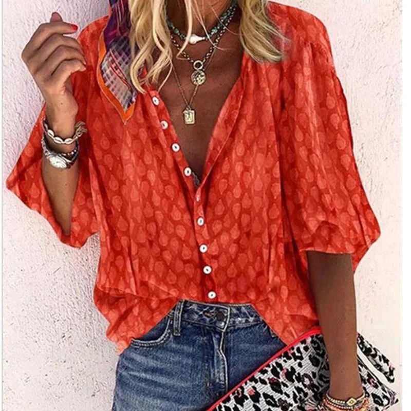 Blouse d’Été Femme Billie – Chemise Légère & Respirante avec Coupe Élégante pour Jours Chauds