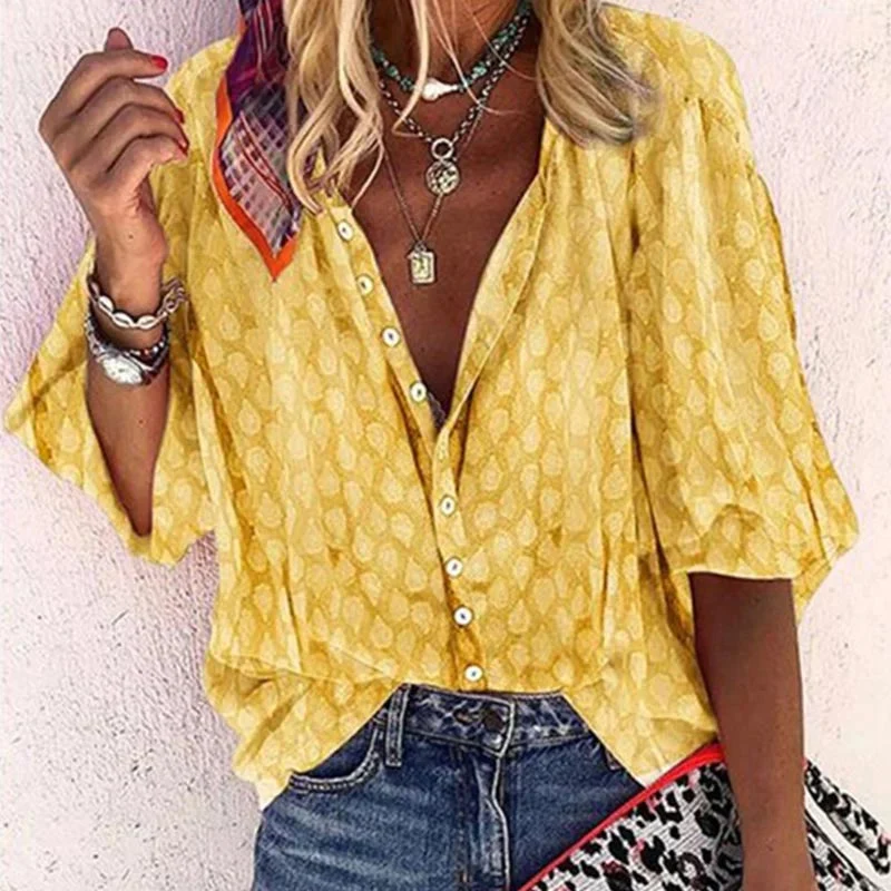 Blouse d’Été Femme Billie – Chemise Légère & Respirante avec Coupe Élégante pour Jours Chauds