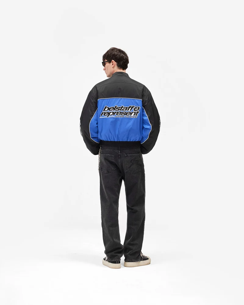 Represent X Belstaff Nylon Racing Jacket - Jet Black