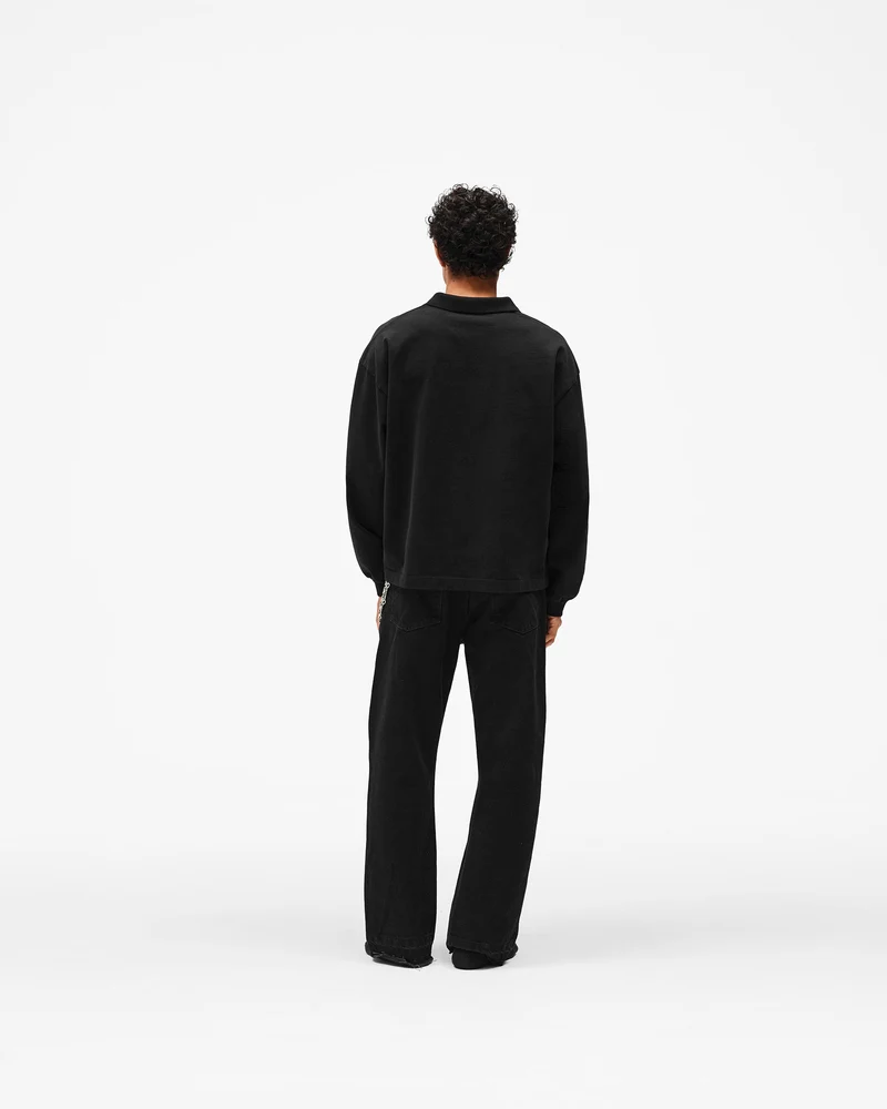 Represent Owners Club Rugby Polo - Jet Black