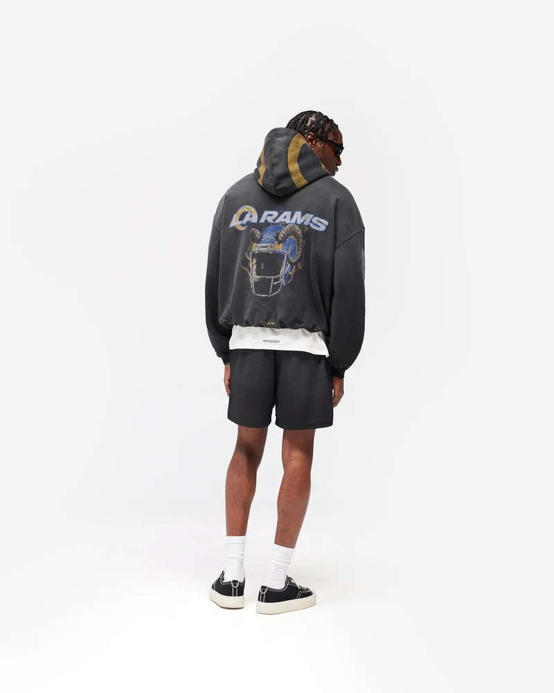 Los Angeles Rams x Represent Hoodie - Stained Black