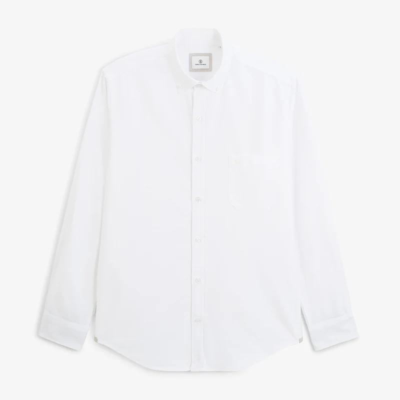 Chemise manches longues Oxford blanche Sangle SB