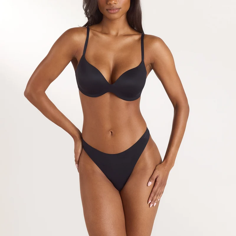Soutien-gorge T-Shirt PillowSoft™ - Noir