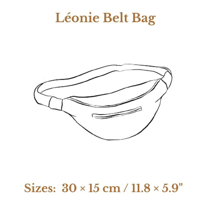 PATRON DE COUTURE PDF | Sac Banane Léonie | Maéli Paris | FRANÇAIS SEULEMENT | A4 SEULEMENT